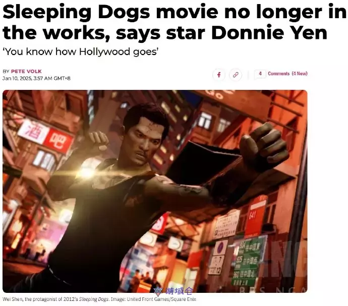 甄子丹《热血无赖》改编电影项目被取消 甄子丹《热血无赖》改编电影项目被取消