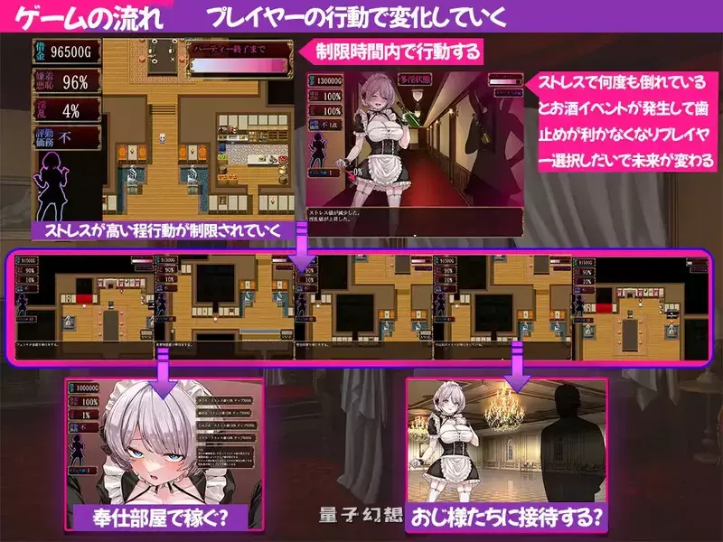 【探索RPG】没落女仆 与毒药（没落メイド 膣と毒薬）+作弊码 [新作 3.20G]