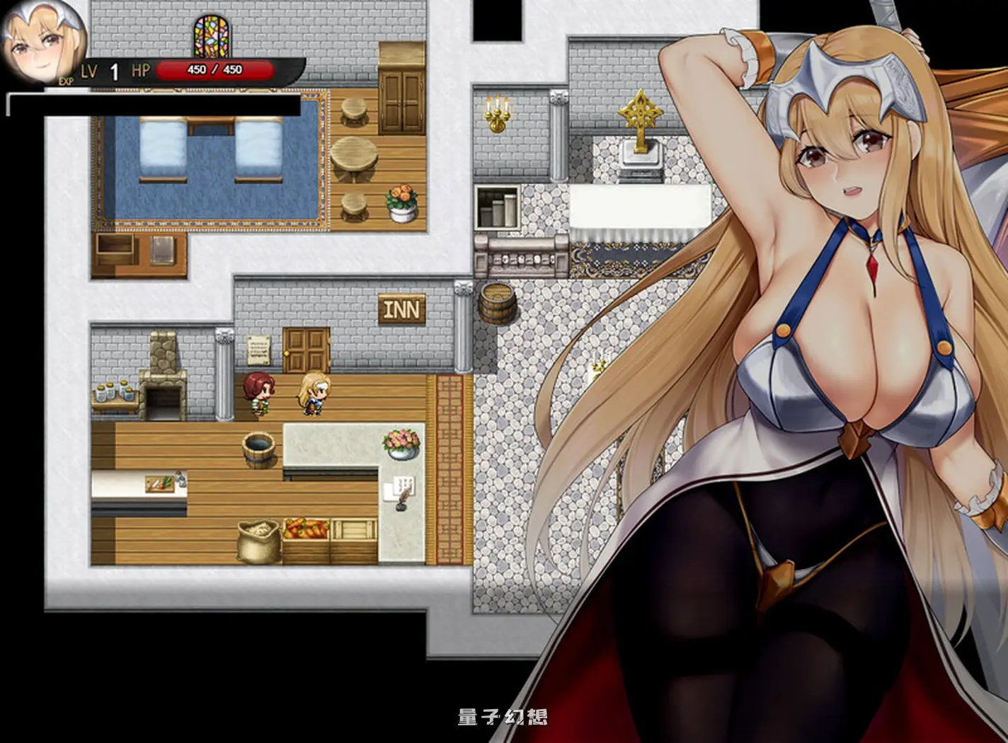 [日式RPG/汉化] 只有进行爱才能攻略的地下城！？淫乱诅咒女骑士赫莲娜  AI汉化版 [1.22G]