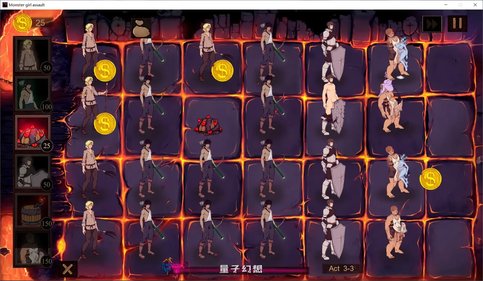 [SLG/动态] 魔女突袭:镇守 [植物大战僵尸] Monster girl assault！ v0.3.3.1 原版EN [更新/1.30G]