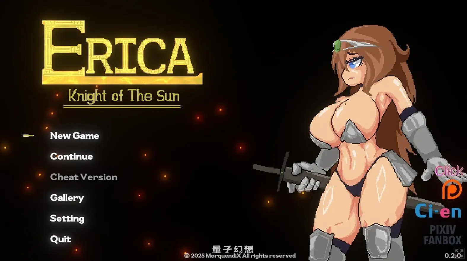 新作[动作ACT/战斗/动态] 艾莉卡：太阳骑士 Erica: Knight of the Sun v0.2.0 生肉步兵版 [3.40G]