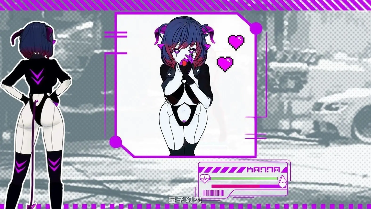 新作[日式RPG战斗/堕落动态] 霓虹都市魅魔 Neon City Succubus AI汉化步兵版 [1.06G]